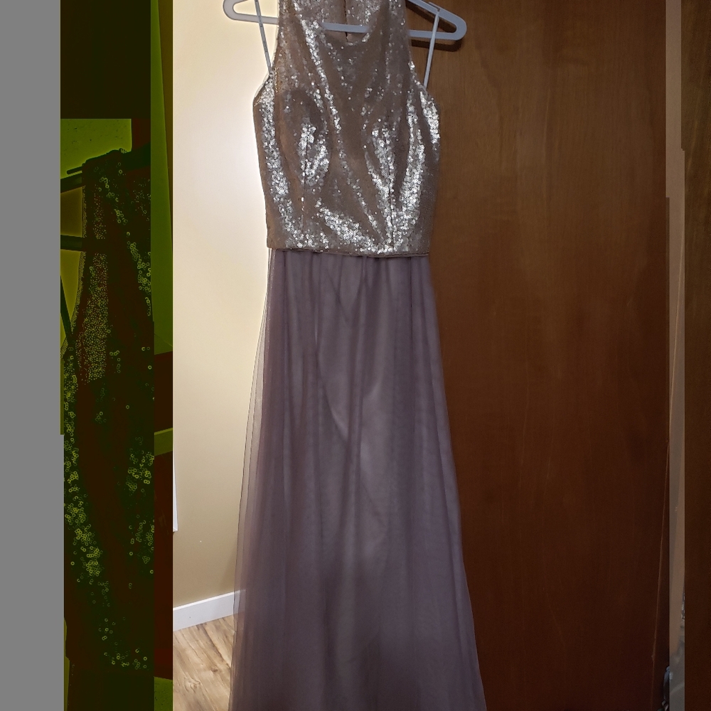 Gold Top Bridesmaid Dress